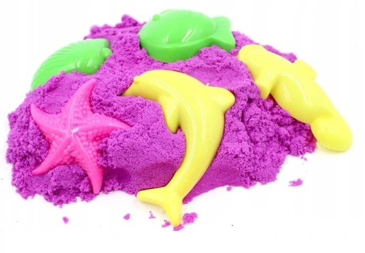 BibiMoon Piasek Kinetyczny 5kg ZESTAW PIASKOWNICA FOREMKI