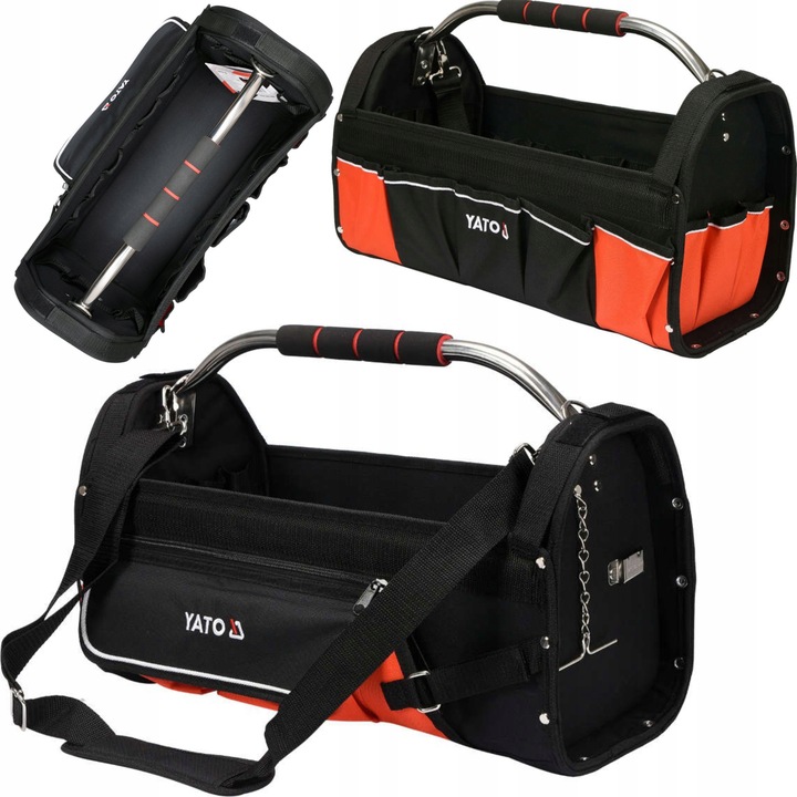 YATO TORBA NARZĘDZIOWA POJEMNIK OTWARTY 11 KIESZENI TECZKA 22"