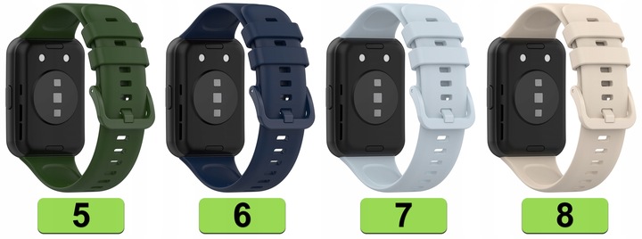 ZESTAW 3 PASKÓW PASEK OPASKA BRANSOLETA DO HUAWEI WATCH FIT 2 |DUŻO KOLORÓW