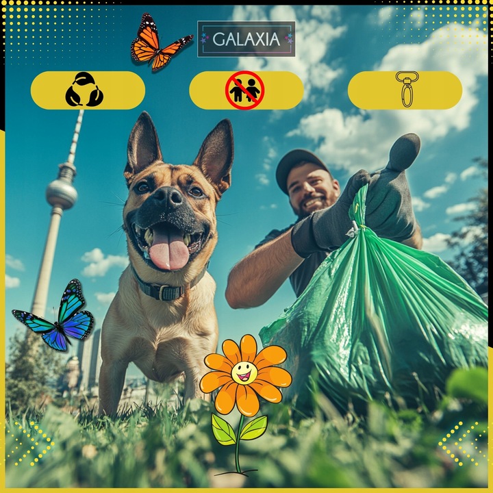 WORECZKI Na Psie Odchody BIODEGRADOWALNE Worki na Kupy BIO + ETUI 360 sztuk