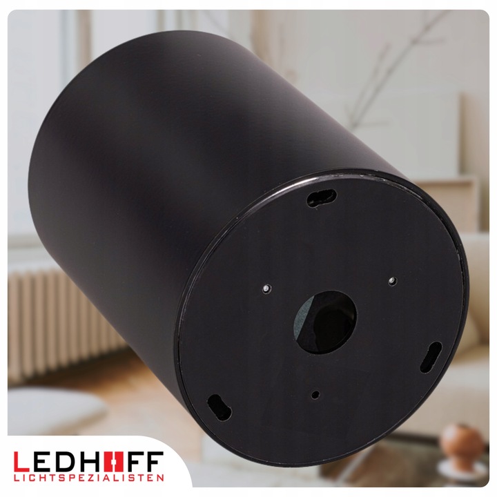 Oprawa natynkowa Halogenowa SPOT Tuba LED GU10 DUŻA czarna RUCHOMA