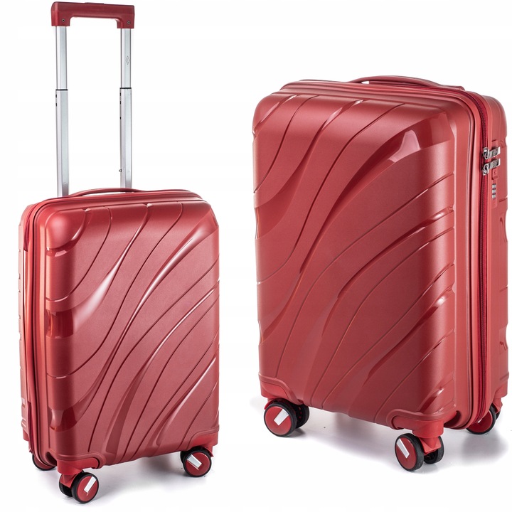 MAŁA WALIZKA PODRÓŻNA L NIEZNISZCZALNA POLIPROPYLEN RGL BAGAŻ PODRĘCZNY