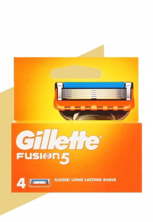 ORYGINALNE WKŁADY NOŻYKI OSTRZA WYMIENNE DO MASZYNKI GILLETTE FUSION 5