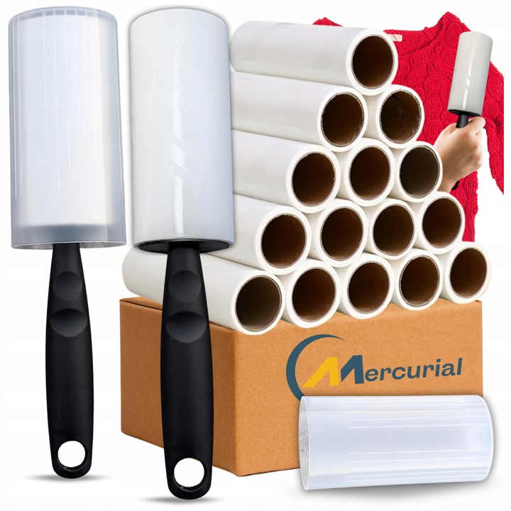 14 x ROLKA ROLKI DO CZYSZCZENIA UBRAŃ włosów sierści 840 listków SILNY KLEJ