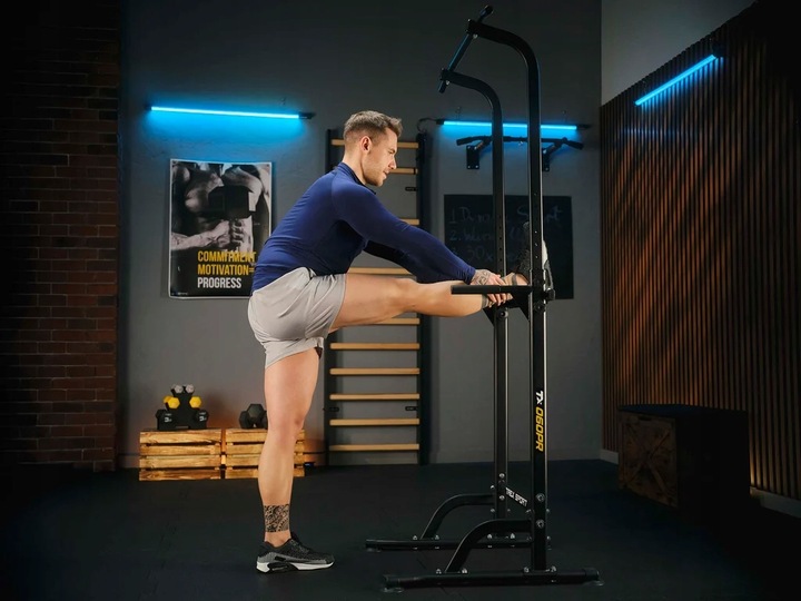 Poręcze do ćwiczeń dipów drążek do podciągania regulowany Trex Sport