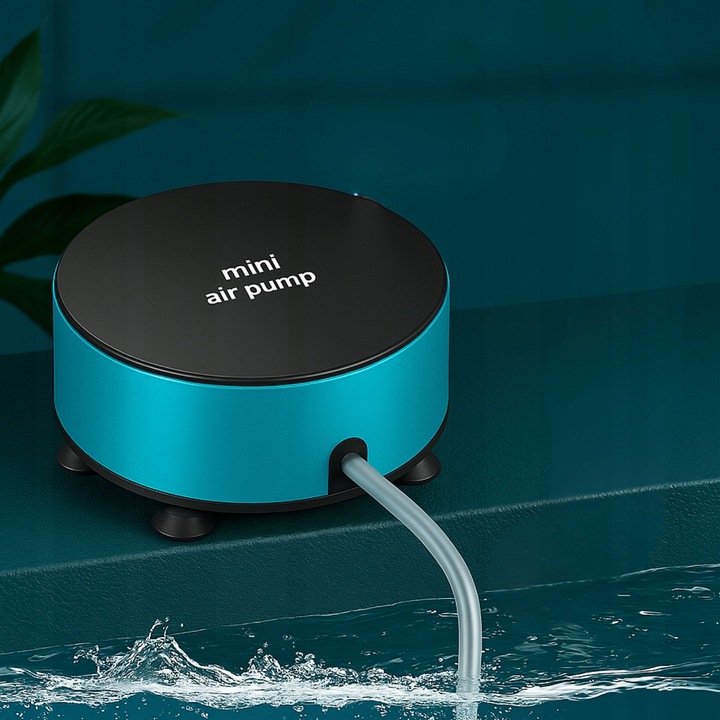 MINI NAPOWIETRZACZ DO AKWARIUM USB 1,5W 250ml/min POMPKA NA SZYBĘ WODA