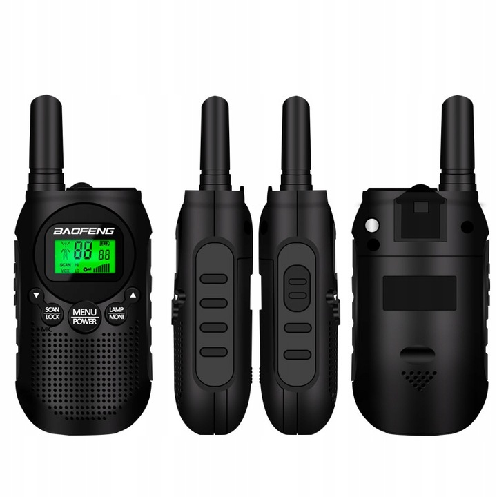KRÓTKOFALÓWKA 2x WALKIE TALKIE BAOFENG BF-T6 PMR RADIOTELEFON DUŻY ZASIĘG