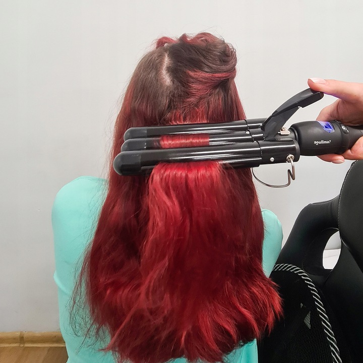 Falownica do Włosów Fale Lokówka Ceramiczna do Stylizacji