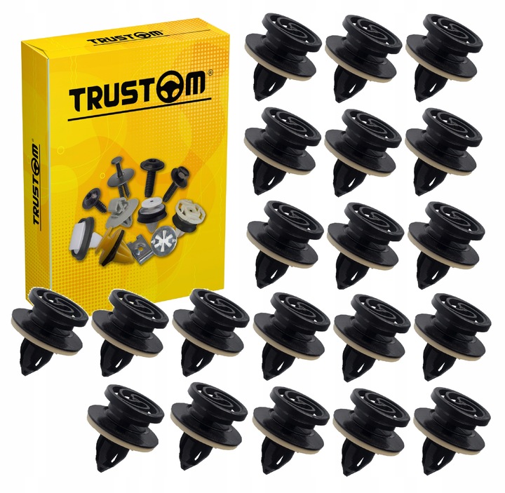 20x SPINKI KOŁKI TAPICERKI BOCZKÓW DRZWI DO AUDI A3 8P A4 B6 B7 SEAT EXEO