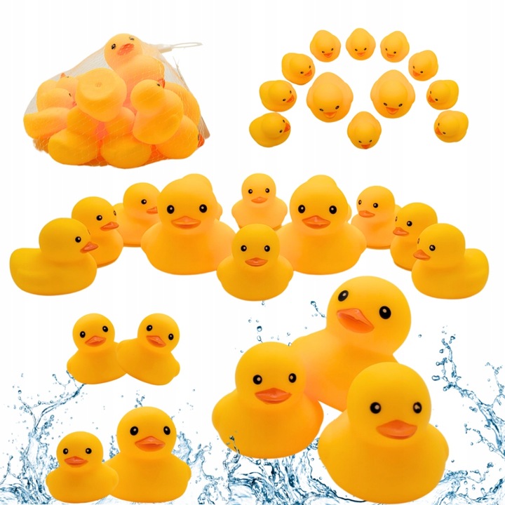 KACZKI Kaczuszki komplet 12 sztuk ŚMIESZNY ZABAWNY PREZENT PISZCZAŁKA