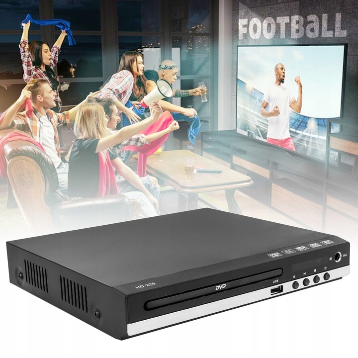 Odtwarzacz DVD Z Kabel HDMI RCA, Pilot Zdalnego Sterowania, System NTSC/PAL