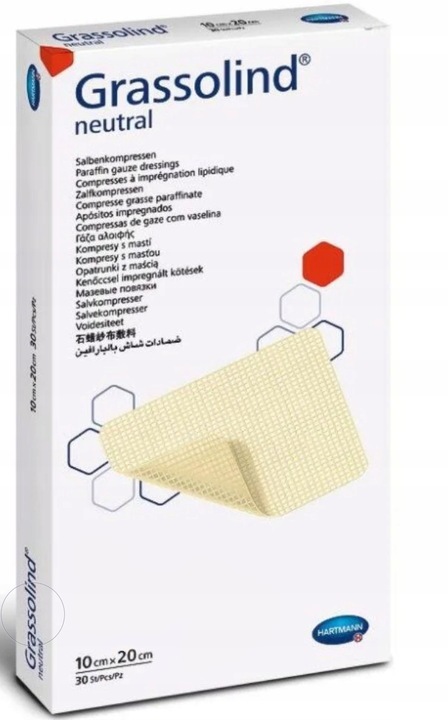 Hartmann - Grassolind - 10 cm x 20 cm, 30szt.