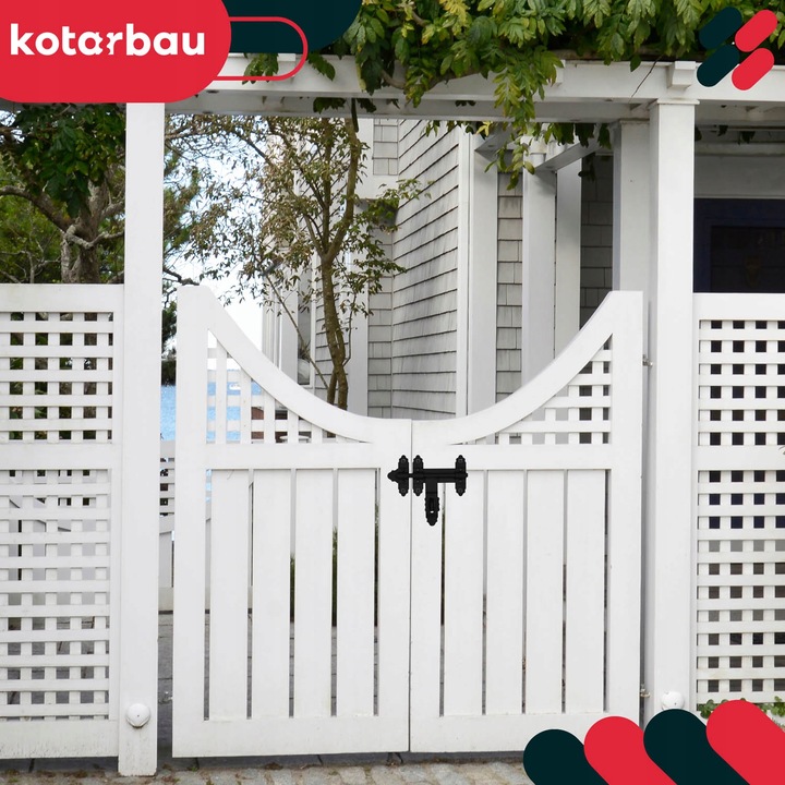 ZASUWA BRAMOWA GARAŻOWA RYGIEL BLOKADA ZAMKNIĘCIE DRZWI BRAMY CZARNA 200 MM