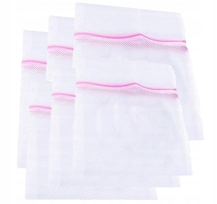 6x WOREK DO PRANIA SIATKA NA PRANIE WORECZEK ZESTAW NA BIELIZNĘ SKARPETY