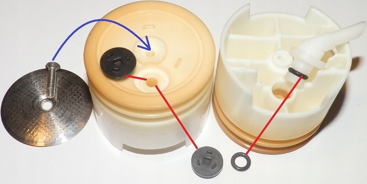 Zestaw 20 elementów tabletki smar uszczelki Krups EA80 EA81 EA82 EA85