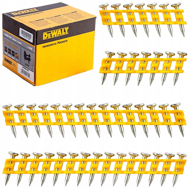 DEWALT DCN8901020 GWOŹDZIE NA TAŚMIE DO GWOŹDZIARKI DCN890 2.6x20mm