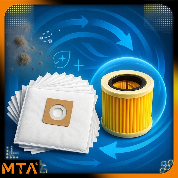 10x WORKI DO ODKURZACZA KARCHER WD3 WOREK WD 3 WD WD 6 SE 4001 Plus