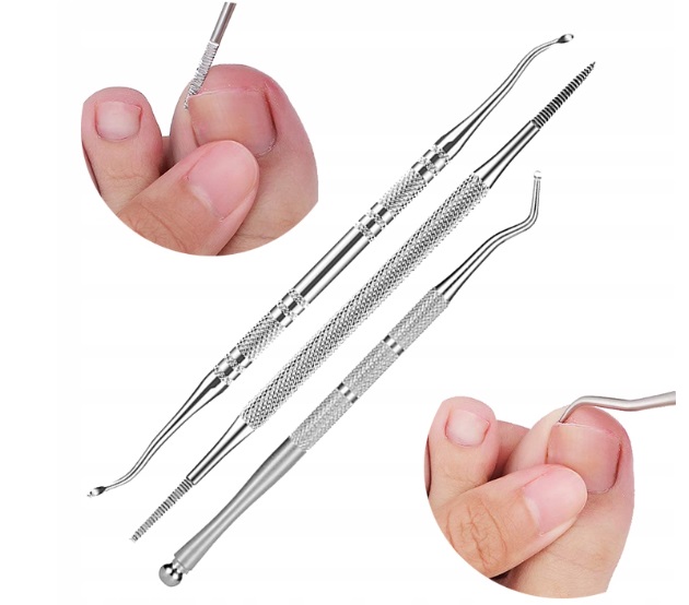 ZESTAW DO WRASTAJĄCYCH PAZNOKCI SONDA PODOLOGICZNA