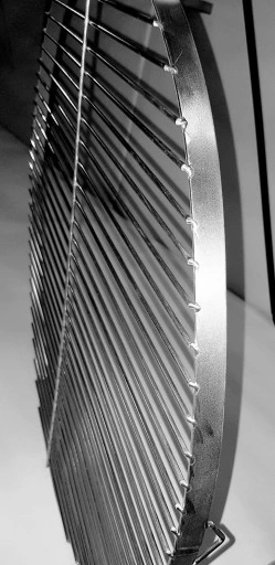 ruszt okrągły do grilla wiszący 80cm 2x WZMACNIANY