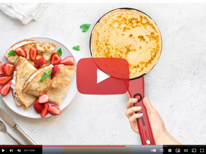 NALEŚNIKARKA ELEKTRYCZNA SZYBKA PATELNIA DO NALEŚNIKÓW BEZ UŻYCIA