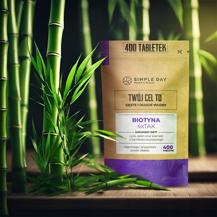 BIOTYNA 4 x TAK od Twój Cel To - 400szt. Najlepsza Na Włosy Skórę Paznokcie
