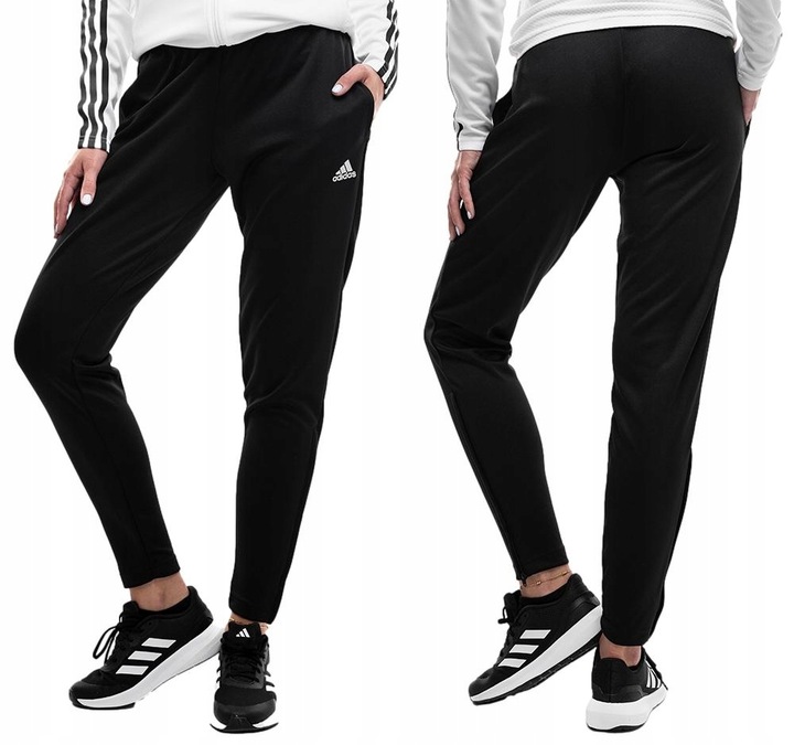 Spodnie Dresowe Damskie adidas Entrada 22 Sportowe Dresy Czarne Wygodne M