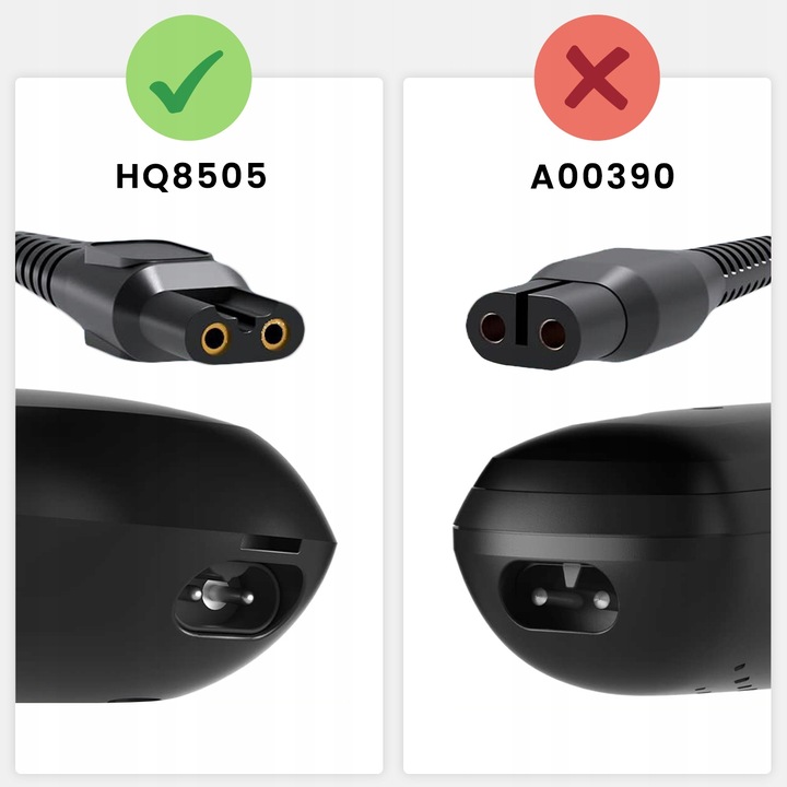 ŁADOWARKA SIECIOWA HQ8505 DO GOLAREK MASZYNEK ONEBLADE PRO QP65XX