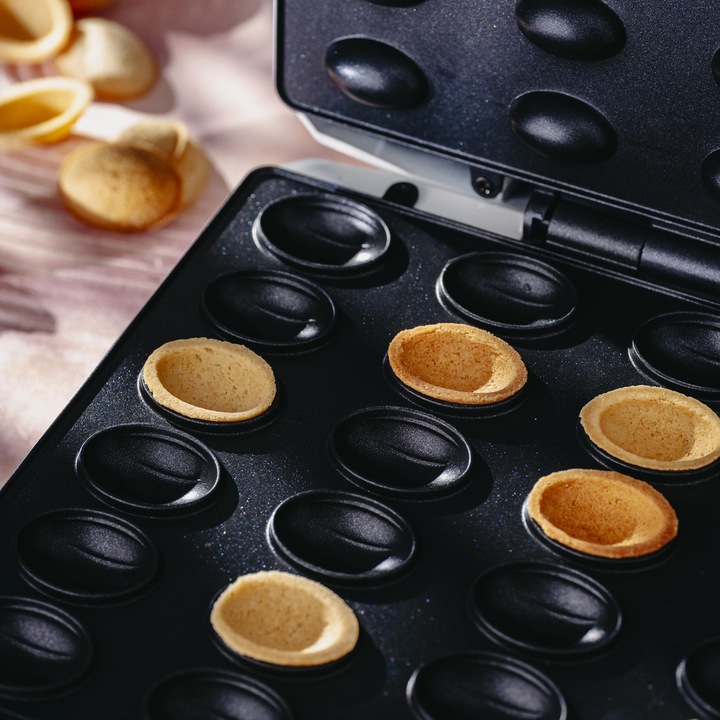 OPIEKACZ DO ORZESZKÓW CIASTEK Forma 24szt Powłoka non-stick 1600W