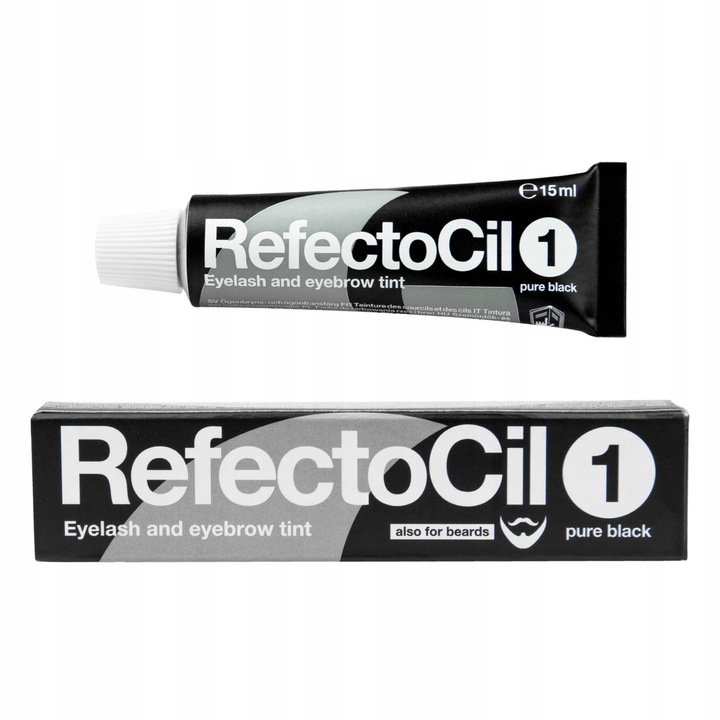 HENNA REFECTOCIL DO BRWI I RZĘS 15ml CZARNA 1.0. W ŻELU