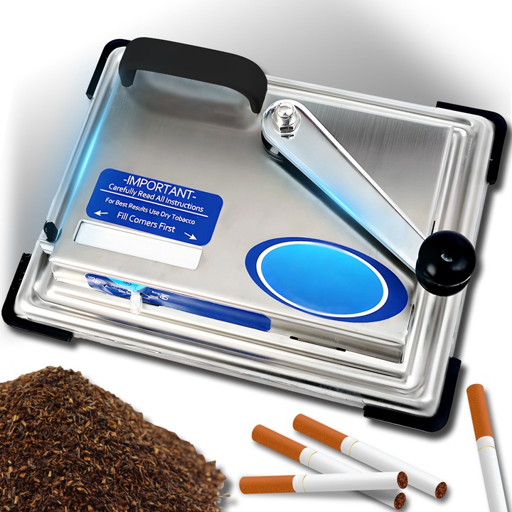 TŁOKOWA MASZYNKA NABIJARKA DO PAPIEROSÓW GILZ 8MM PRECYZYJNE NABIJANIE