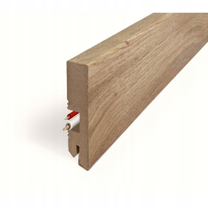 LAMELE ŚCIENNE DĄB WOTAN NA PŁYCIE 515x2750mm