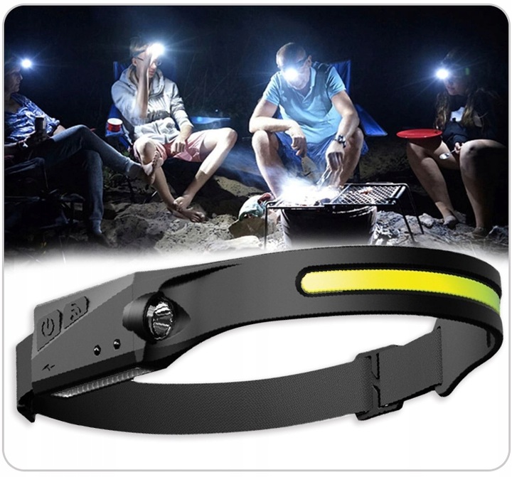 LATARKA CZOŁOWA AKUMULATOROWA WODOODPORNA MOCNA