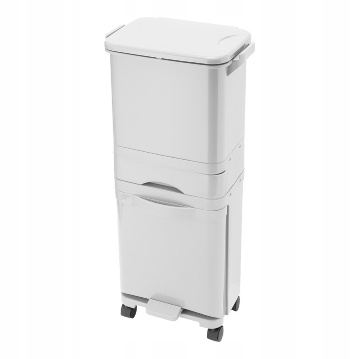 Kosz do Segregacji Śmieci Odpadów Domowy Kubeł na Śmieci do Kuchni Kółka