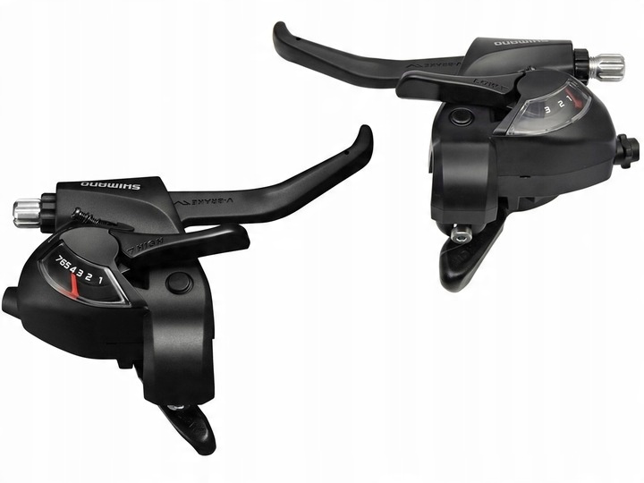 SHIMANO ST-EF41 3x7 Klamkomanetki Tourney Komplet P+T lewa i prawa komplet