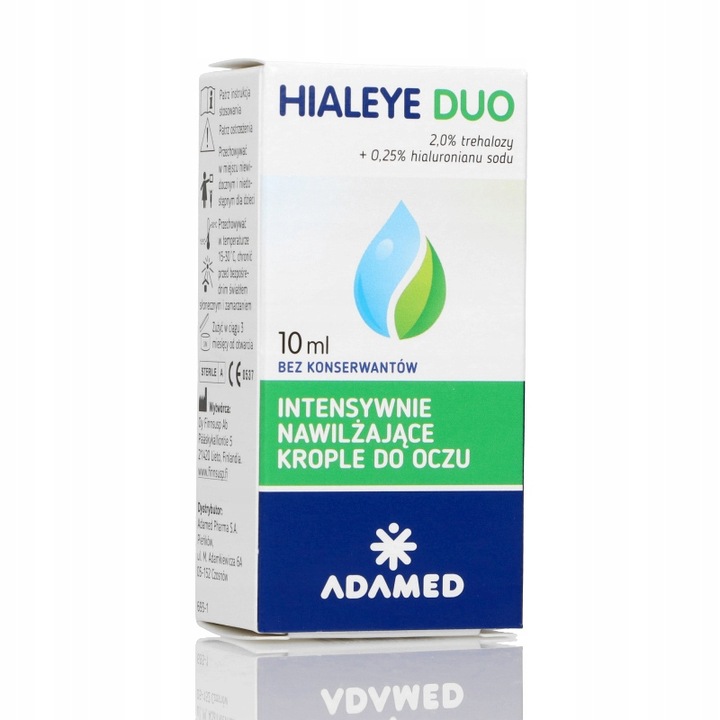 Hialeye Duo krople do oczu + Potazek potas magnez