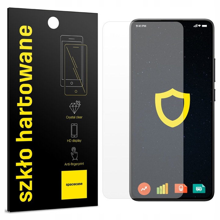 2X SZKŁO HARTOWANE SZYBKA DO POCO X7 PRO 5G NA CAŁY EKRAN 2.5D SPACECASE