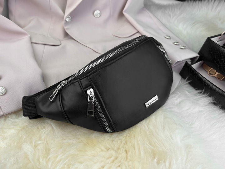 KOCHMANSKI saszetka na ramię lub nerka damska na pas czarna