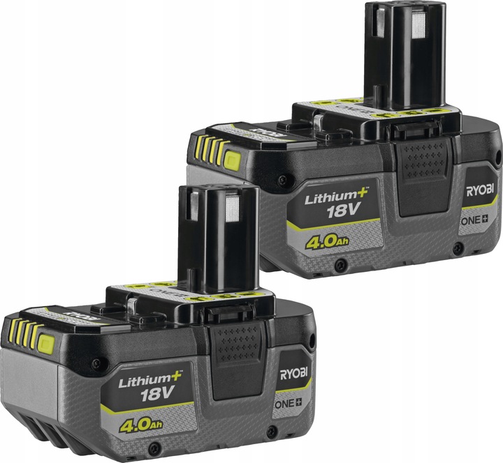 RYOBI 2x AKUMULATOR 18V 4,0Ah BATERIA LI-ION RB1840X DO ŁADOWARKI