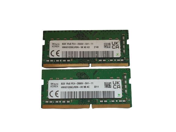 PAMIĘĆ 16GB 2X8GB DDR4 SO-DIMM PC4 2666V 21300S