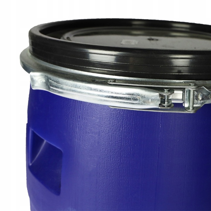 BECZKA PLASTIKOWA 60 L DO KISZENIA KAPUSTY NA WODĘ DESZCZÓWKĘ Z OBEJMĄ NOWA