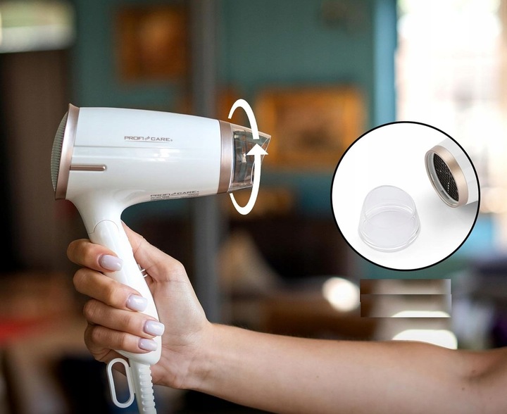 SUSZARKA DO WŁOSÓW MAŁA SKŁADANA MOCNA PODRÓŻNA ZIMNY NAWIEW KONCENTRATOR