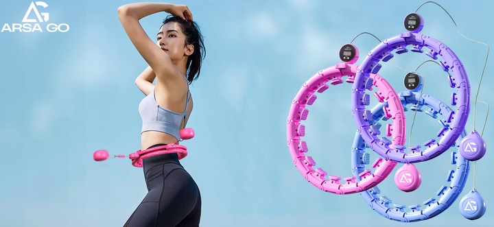 HULA HOP ODCHUDZAJĄCY SMART Z LICZNIKIEM I OBCIĄŻENIEM HULAHOP ODCHUDZAJĄCE