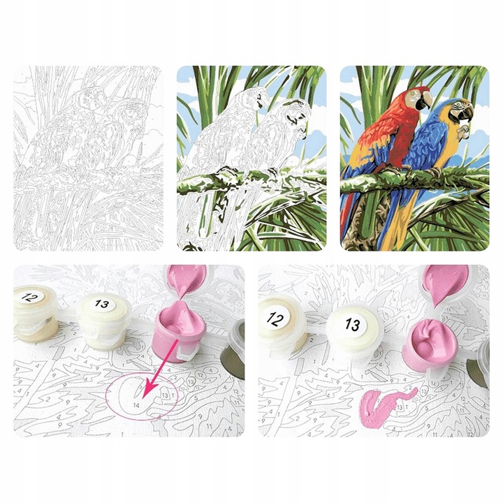 Obraz do MALOWANIA PO NUMERACH Na Ramie ARTNAPI