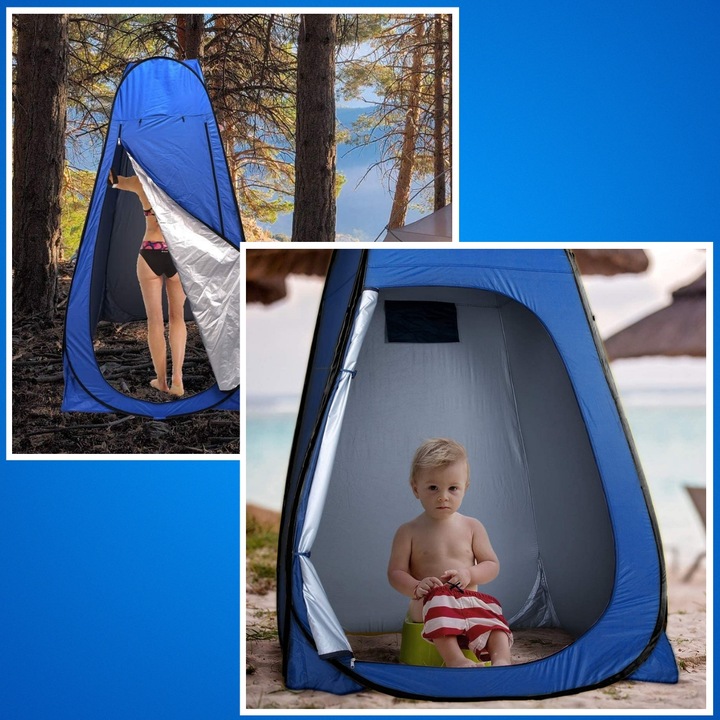 Namiot na Prysznic Przebieralnia Toaleta WC Przenośna Plażowy Kempingowy