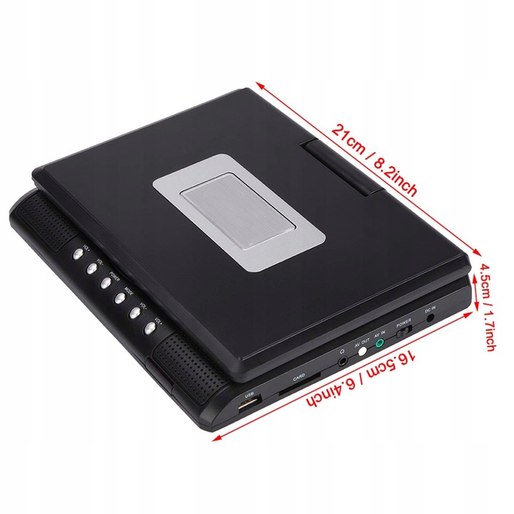 ODTWARZACZ DVD 7,8-CALOWY WYŚWIETLACZ PRZENOŚNY ODTWARZACZ DVD DLA DZIECI