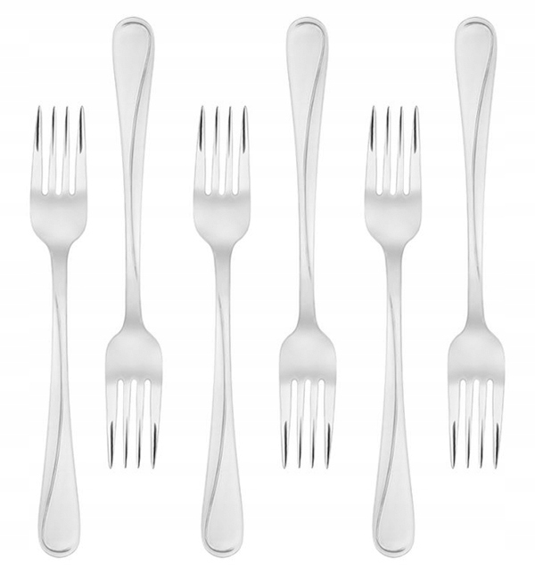 GERLACH MANGO SZTUĆCE 6x WIDELEC OBIADOWY POŁYSK LUZ