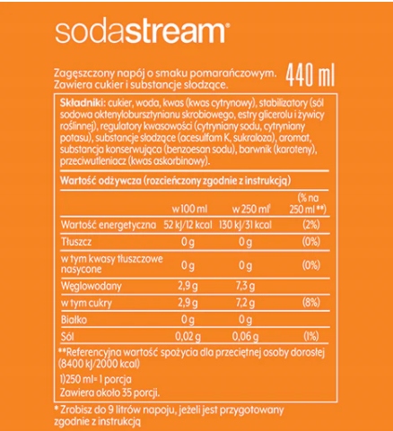 SODASTREAM zestaw koncentratów do saturatora 3 syropy PEPSI + 7UP +