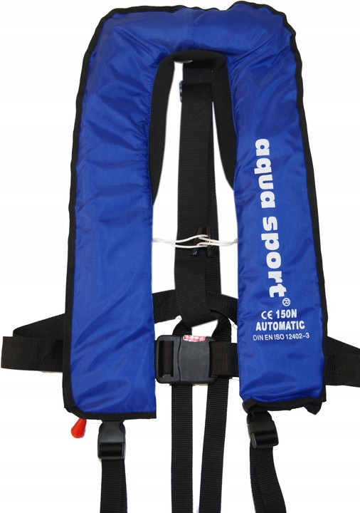 KAMIZELKA PNEUMATYCZNA 150N BLACK ratunkowa automat