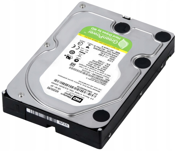 WD AV-GP 2TB 7.2K 64MB SATA II 3.5'' WD20EURS