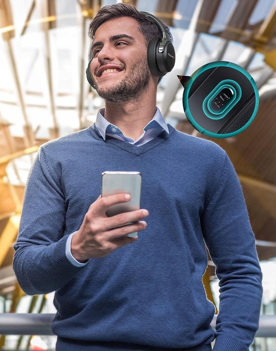 Słuchawki Bezprzewodowe FEEGAR Mello Nauszne 65H Bluetooth 5.3 Mikrofon 6EQ